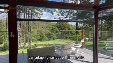 Kakadu Aluminum PVC Clear Zip Track Outdoor Blinds Manufacturer #factorydirect