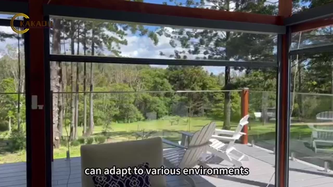 Kakadu Aluminum PVC Clear Zip Track Outdoor Blinds Manufacturer #factorydirect