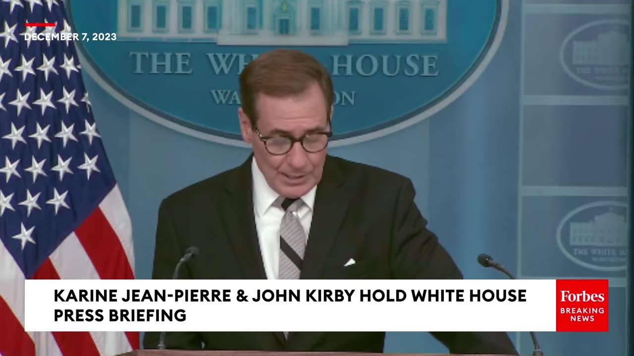 Theyre Being Enabled By Iran- John Kirby Condemns Houthi Attacks On Maritime Shipping