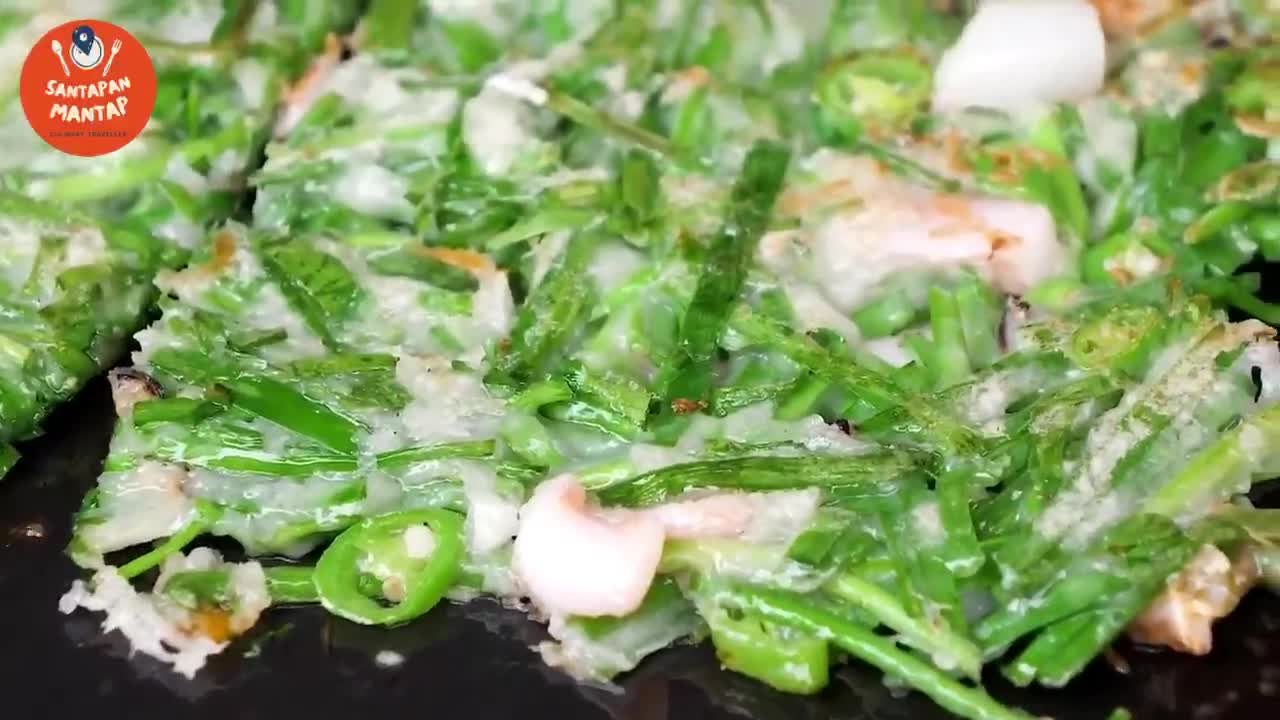 GREEN ONION SEAFOOD PANCAKES KOREA