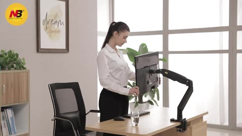 NB North Bayou Monitor Arm Desk Mount Ultra Wide Full Motion