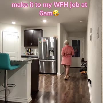 Getting up at 5:59 to Make It to WFH Job at 6am 🤣