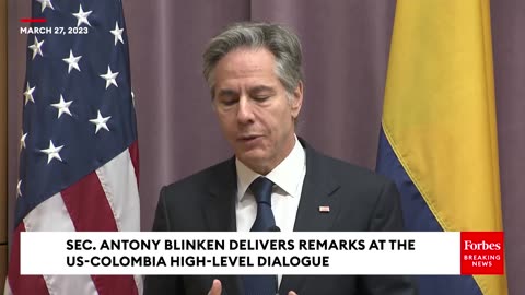 'There Can Be No Lasting Peace Without Justice And Equality'- Blinken Delivers Remarks On Colombia