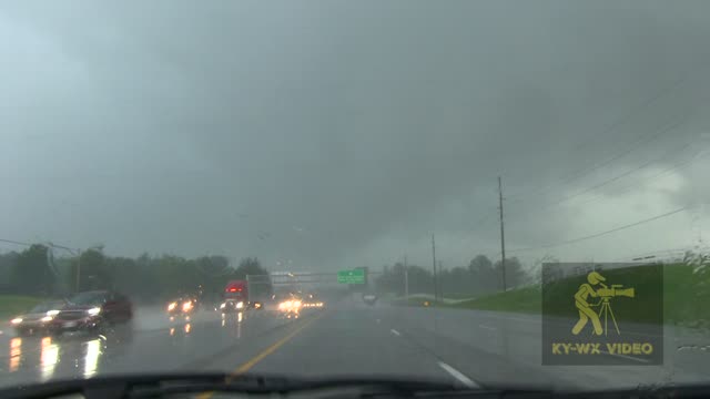 06-21-21 Lexington, KY Pounding Rain During Thunderstorm