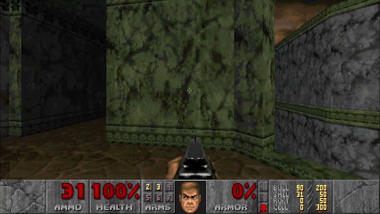 Doom II (1994) - The Master Levels - Bloodsea Keep (level 14)