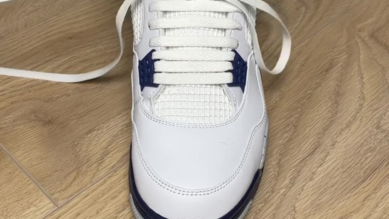How to lace Air Jordan 4’s😱‼️