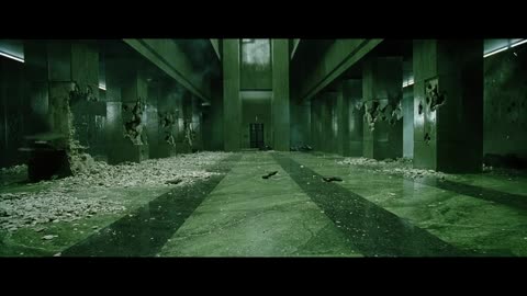 Матрица - Нео и Тринити против охранников здания громят холл (Киану Ривз 1999) #КиануРивз #TheMatrix