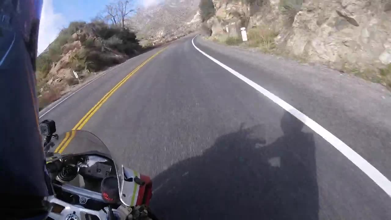 ACH Angeles Crest Highway Jan 2016 part1 Ducati Panigale 1199