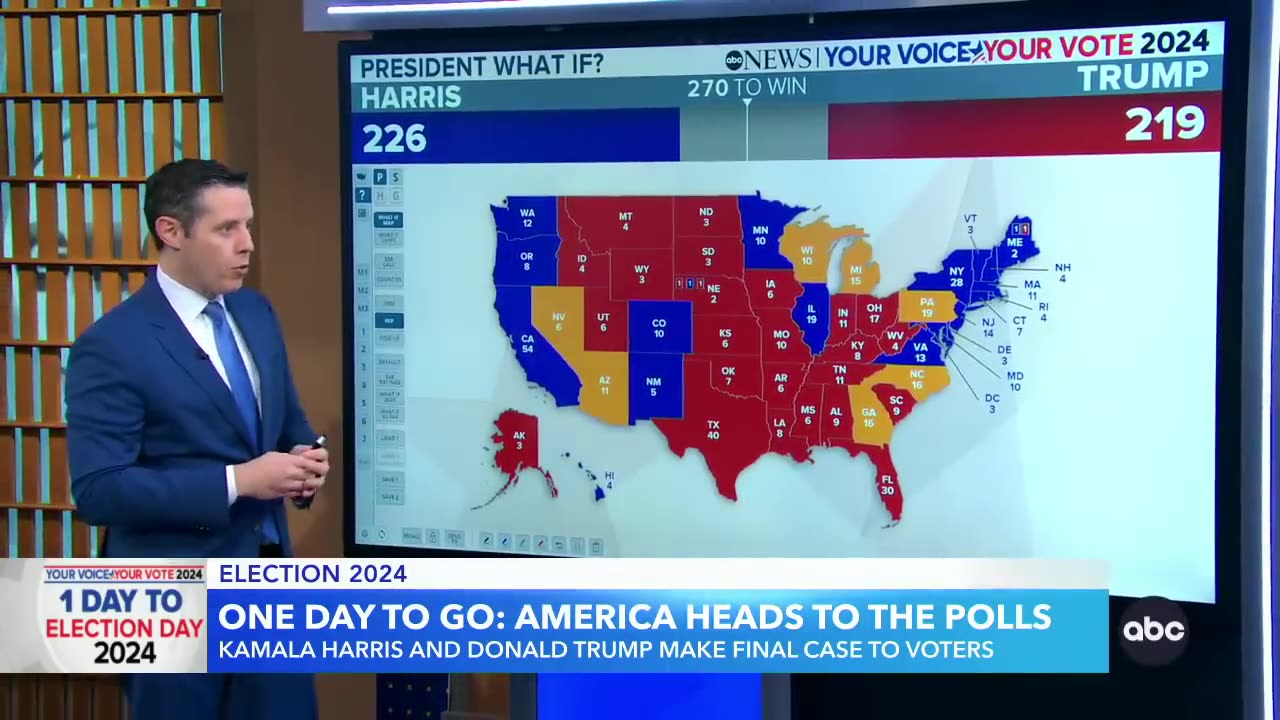 What polls say about the 2024 presidential election