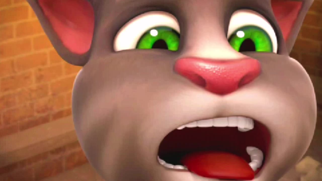 Talking Tom eat chilli 🌶️😳Tom shorts