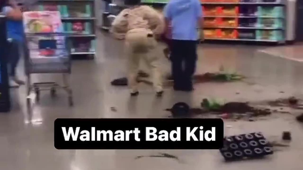 Failed Mom Puts Her Child on Display in Wal-Mart