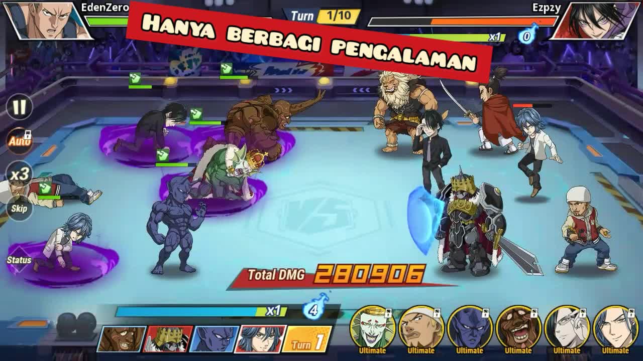 BP KECIL MASIH BISA BERSAING DI DALAM ARENA - ONE PUNCHMAN THE STRONGEST (MOONTON)