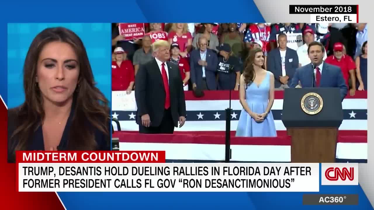 Trump and DeSantis rivalry spills into public view
