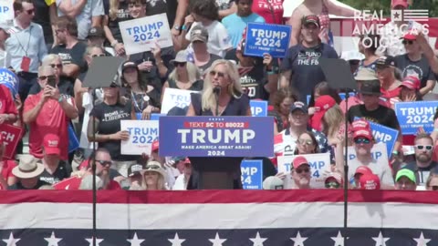 Rep. Marjorie Taylor Greene Speaks at Trump Rally in Pickens, SC