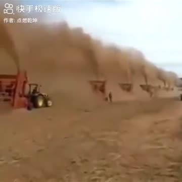 "Natural" disasters or disasters by using nature : sand storm making