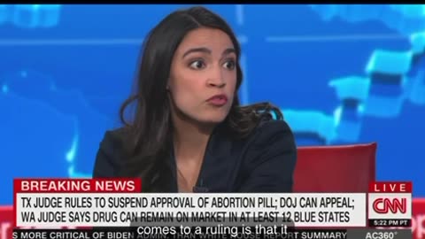 AOC: I believe that The Biden Administration should ignore this ruling. Her explanation