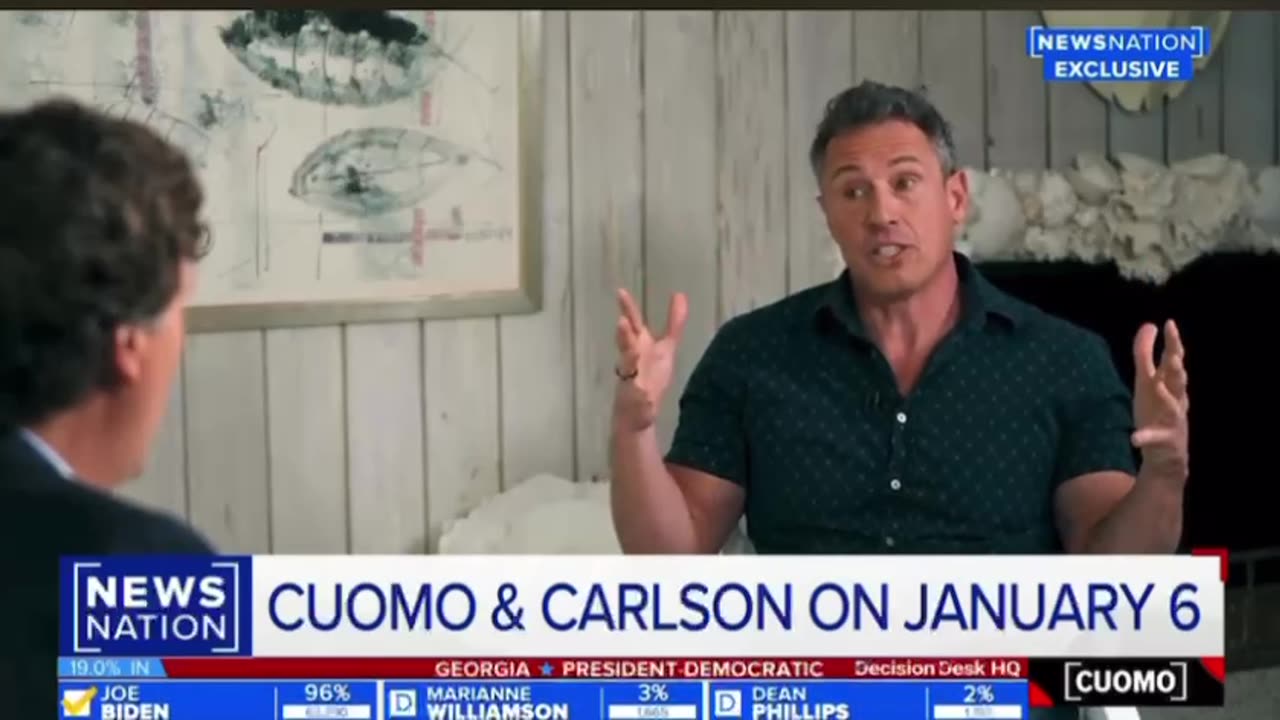 Cuomo and Carlson discuss January 6 and political division