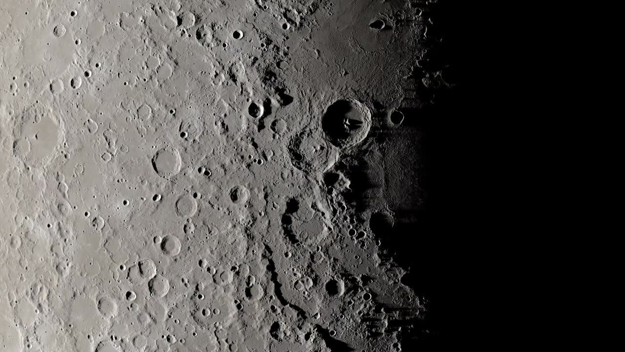 Clair de Lune 4K Version Moon Images from NASA's Lunar Reconnaissance Orbiter | Orbital Odyssey |