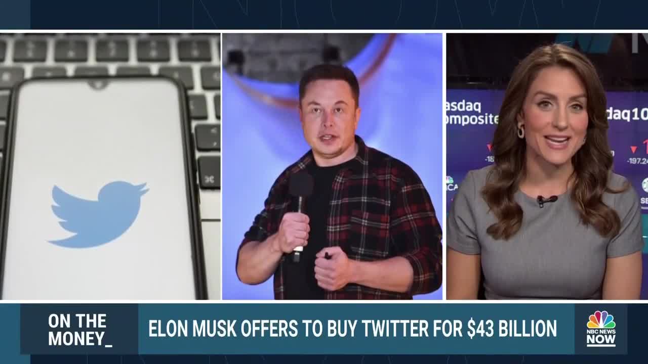Elon Musk Offers To Buy Twitter For $43 Billion