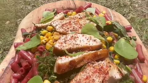 Pasta and Corn Beetroot Recipe