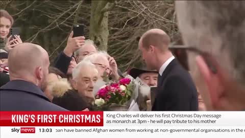 Royal family attend Christmas Day service