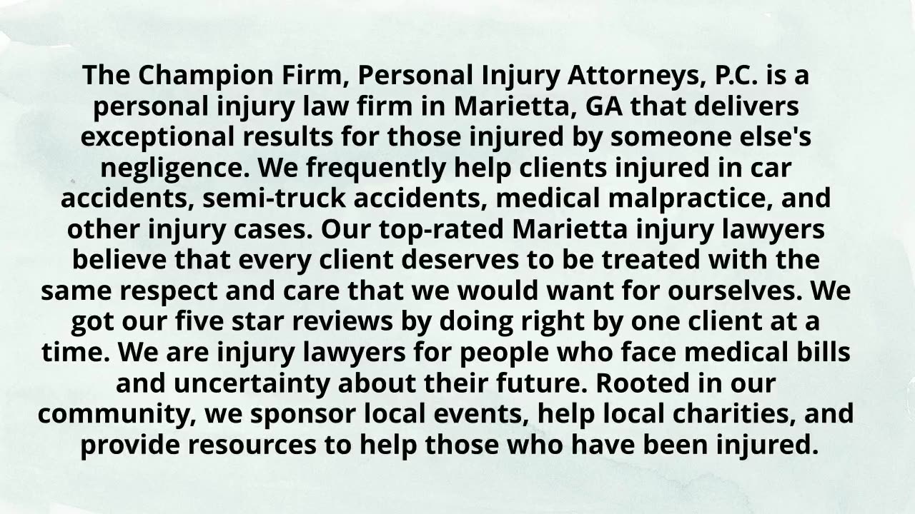 Marietta Car Accident Lawyer