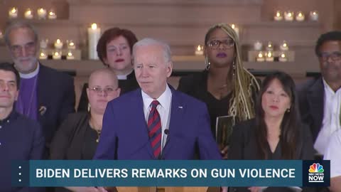 Biden delivers remarks on gun violence