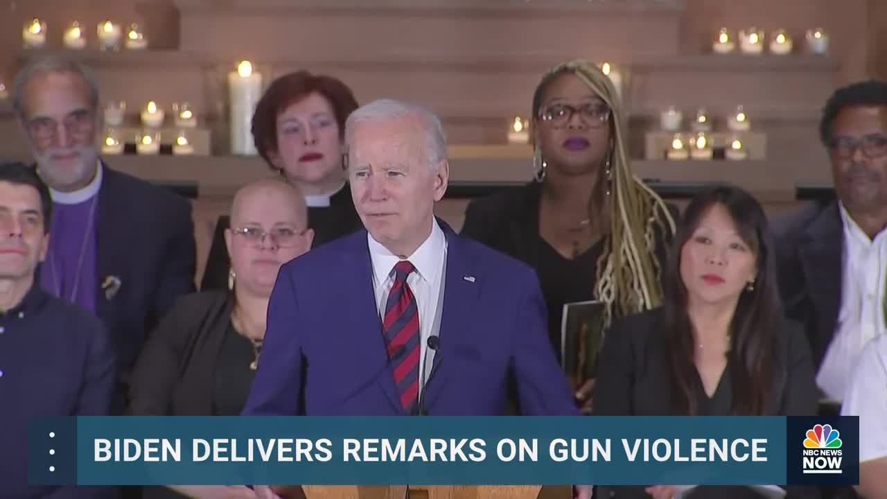 Biden delivers remarks on gun violence