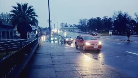 Cold and rainy winter morning, Paso Molino, Montevideo