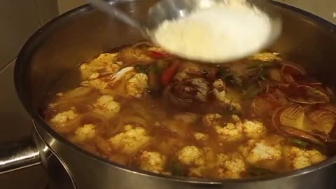 MASAKAN THAI__ TOMYAM SEAFOOD CAMPUR SAYUR