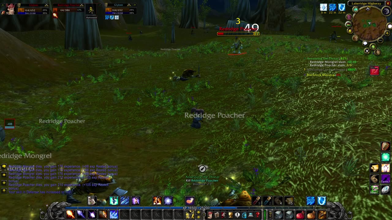 Mage AOE Grind Redridge 1