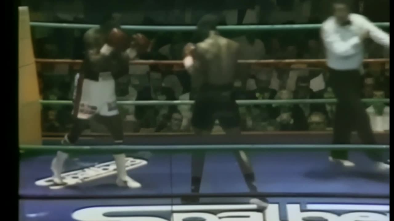 Iran Barkley vs Sumbu Kalambay Oct 23 1987 Palazzo Dello Sport, Livorno, Toscana, Italy