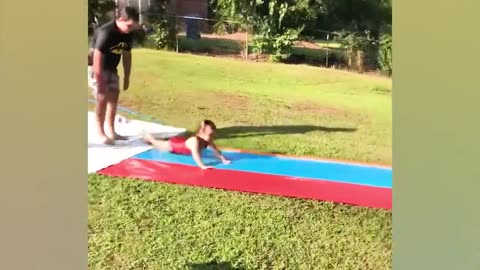 Funny Babies Playing Slide Fails - Cute Baby Videos