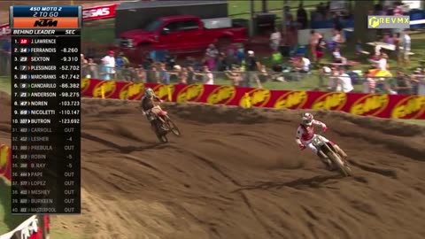 AMA Motocross Redbud 450 Moto 2 FINISH