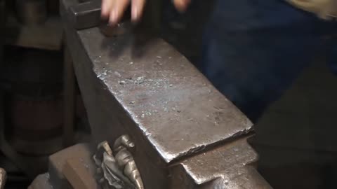 Damascus steel from 1000 year old knife blades.4