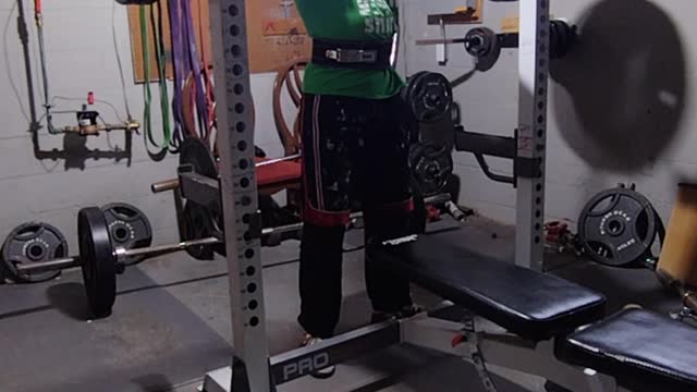 265 x 1 paused front squat