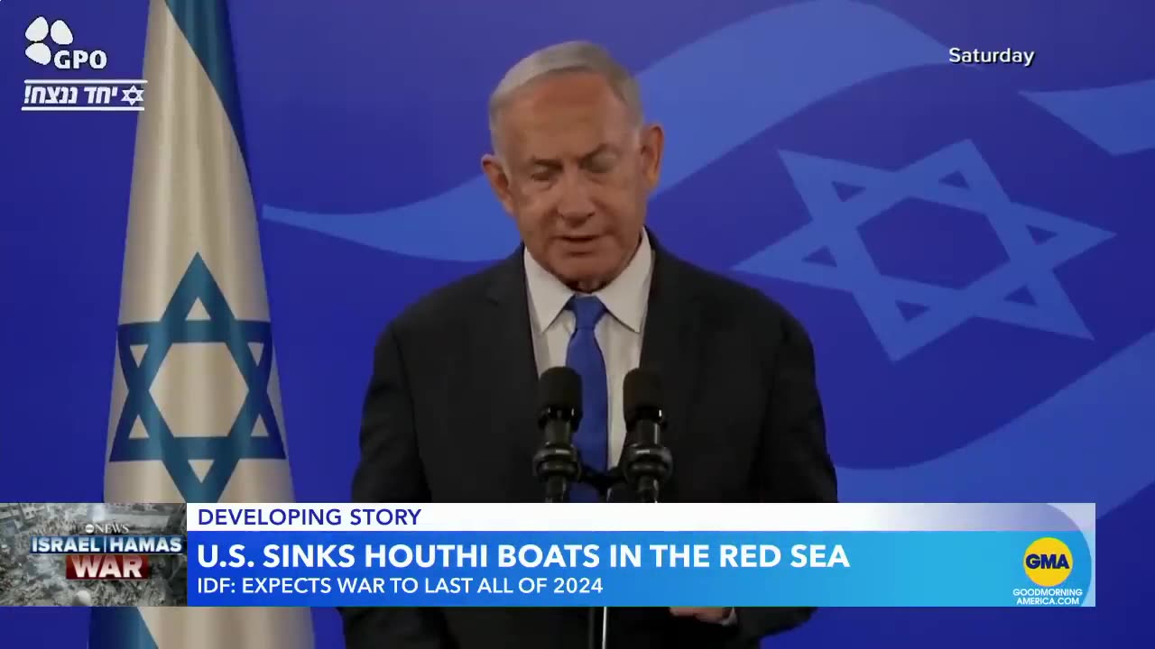 War in Gaza may last all of 2024, Says isreal
