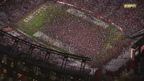 South Carolina fans STORM THE FIELD after upsetting No. 5 Tennessee ESPN College Football