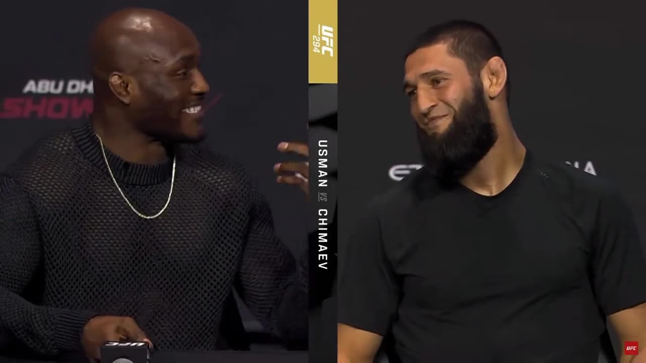 Khamzat chimaev and kamaru usman pre fight interview