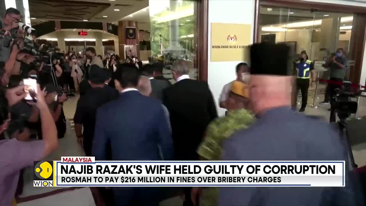 Malaysia's former PM Najib Razak's wife gets 10 years jail for corruption| Latest English News| WION