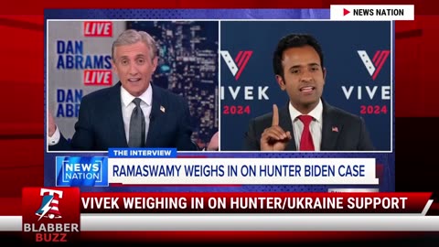 Vivek Weighing In On Hunter/Ukraine Support