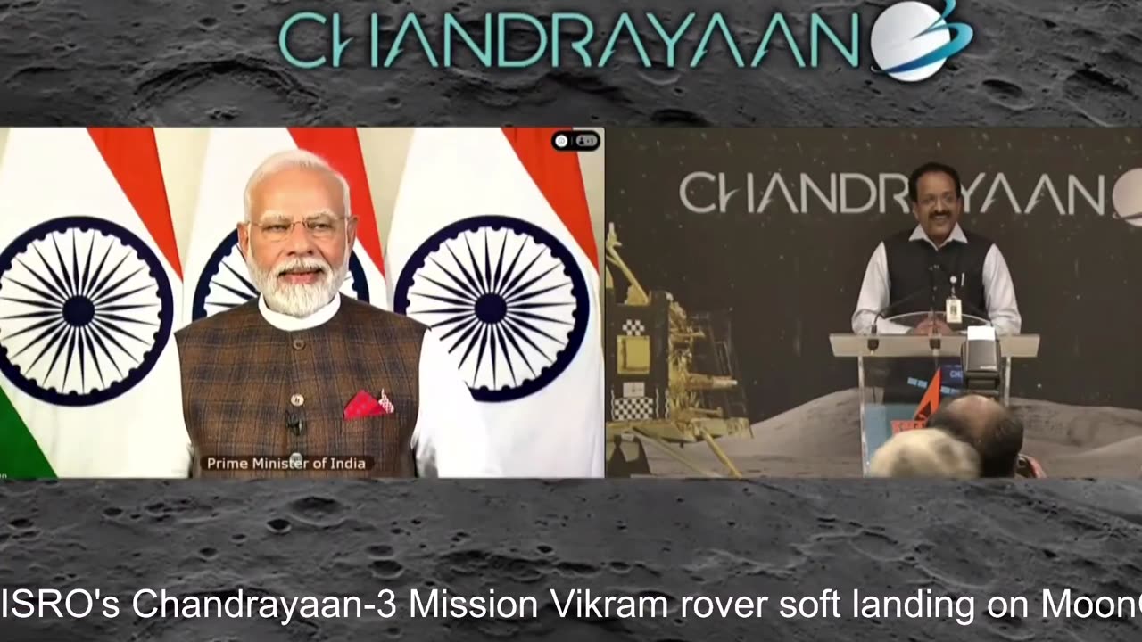 Chandrayaan 3 Landing Live: ISRO's Chandrayaan-3 Mission Vikram rover soft landing on Moon