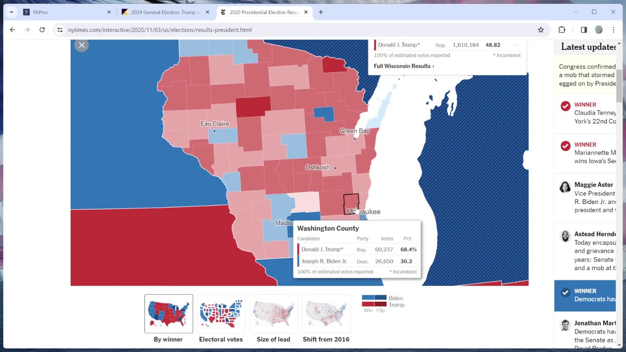 TRUMP vs. BIDEN! - 2024 Presidential Election Prediction (January 2, 2024)