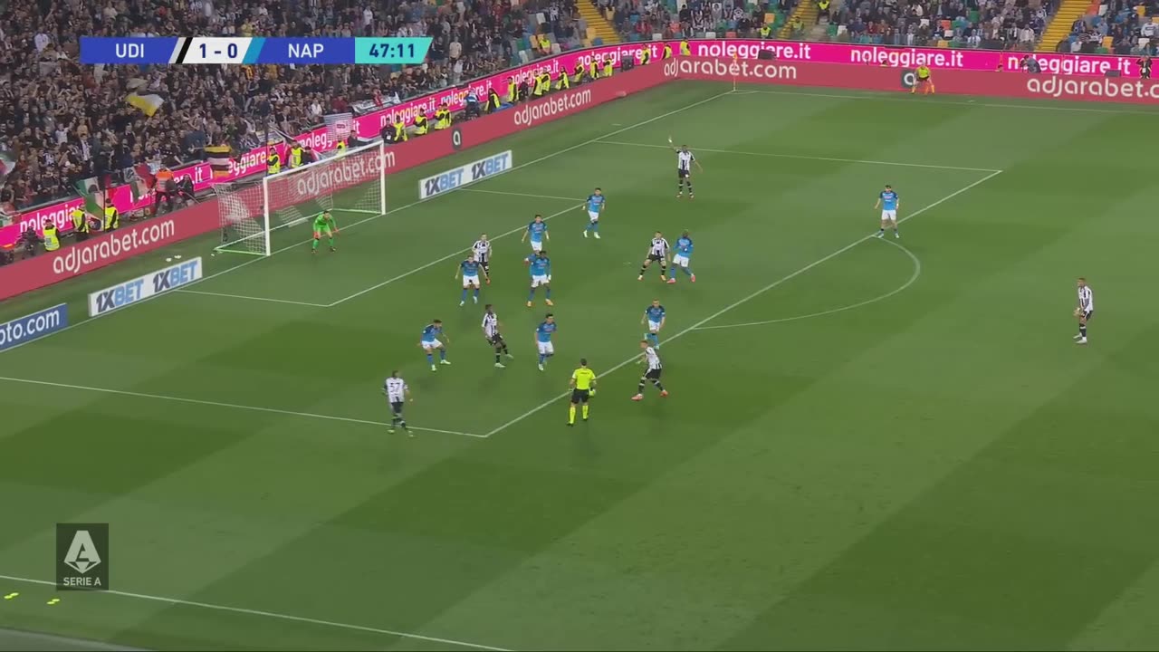 Udinese-Napoli 1-1