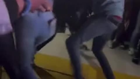 Guy protects his girlfriend from getting jumped at a concert in Houston Texas