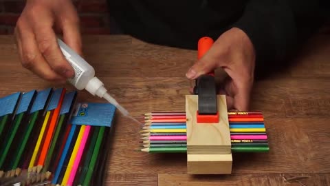 Woodturning - Stack of Pencils-1