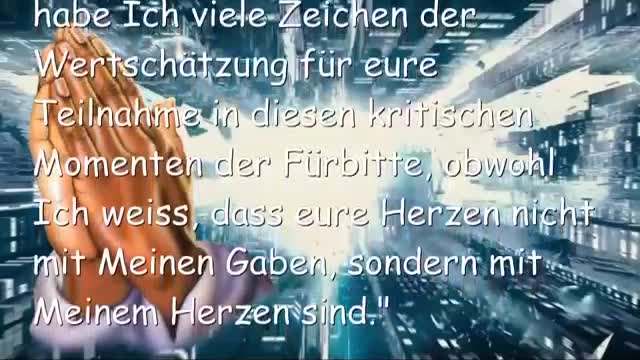 GEBETS-AUFRUF VON JESUS ❤️ Vom 9. Juni 2016