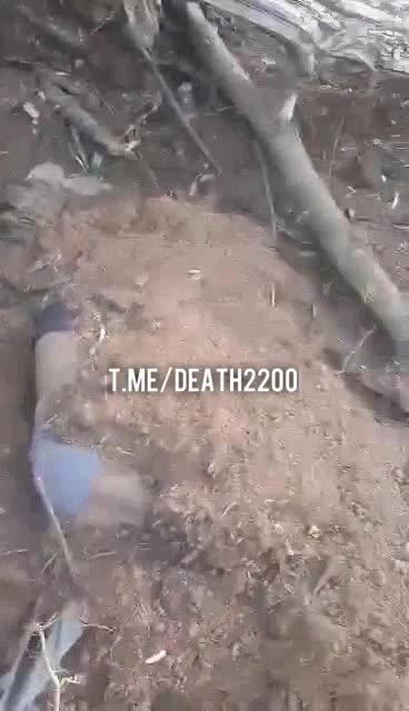 Artillery Strikes Leave Russians Half Buried