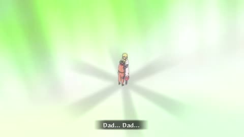 Naruto met his Father(The Yellow Flash) Minato with eng subtitles