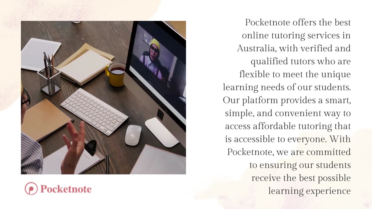 Pocketnote is the premier provider of easy and accessible online tutoring in Australia.